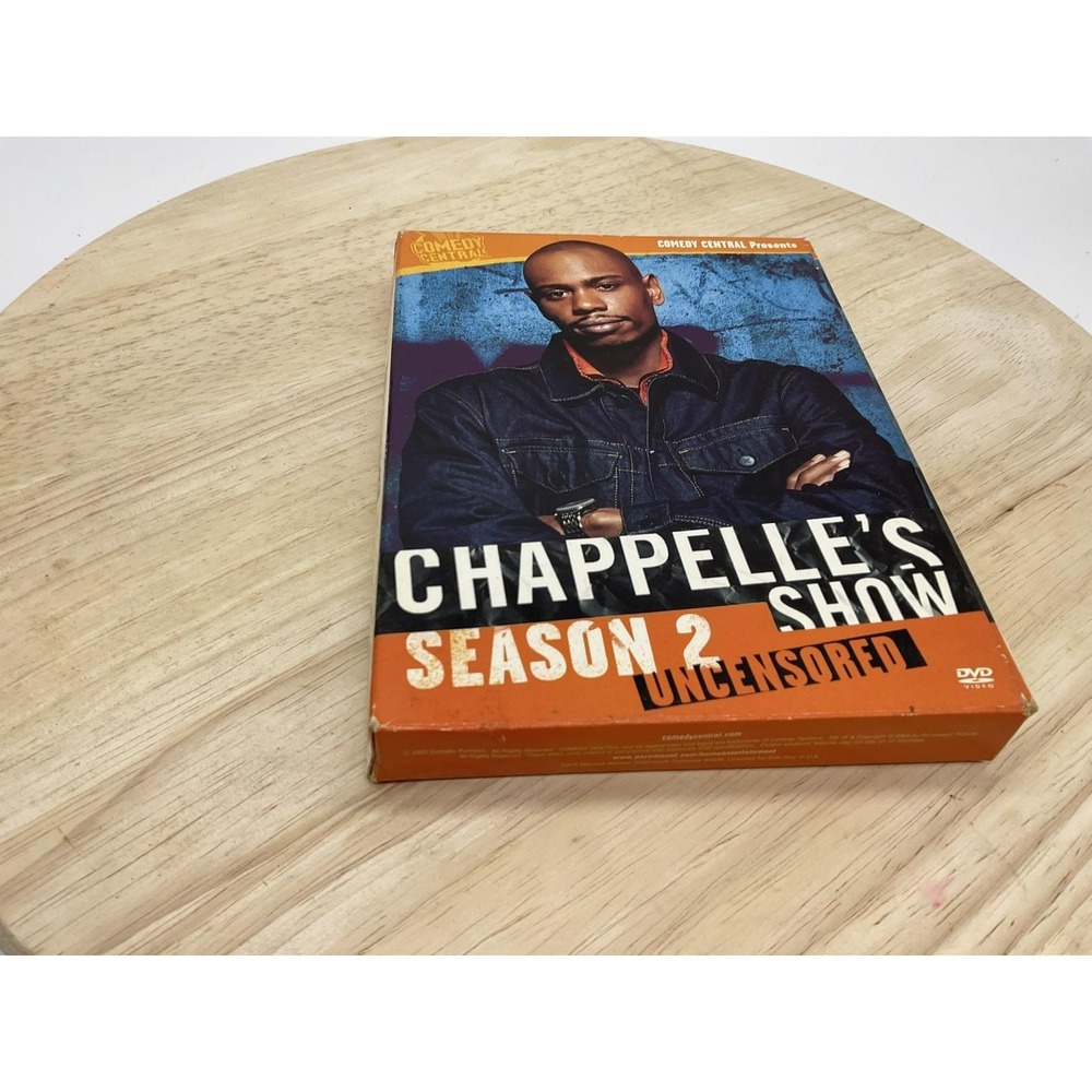 Chappelle's Show Season 2 Uncensored DVD Dave Chappelle Comedy 3-Disc Set NR